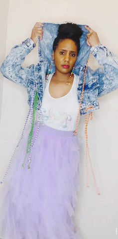 Lavender Tulle Skirt - Regular & Plus