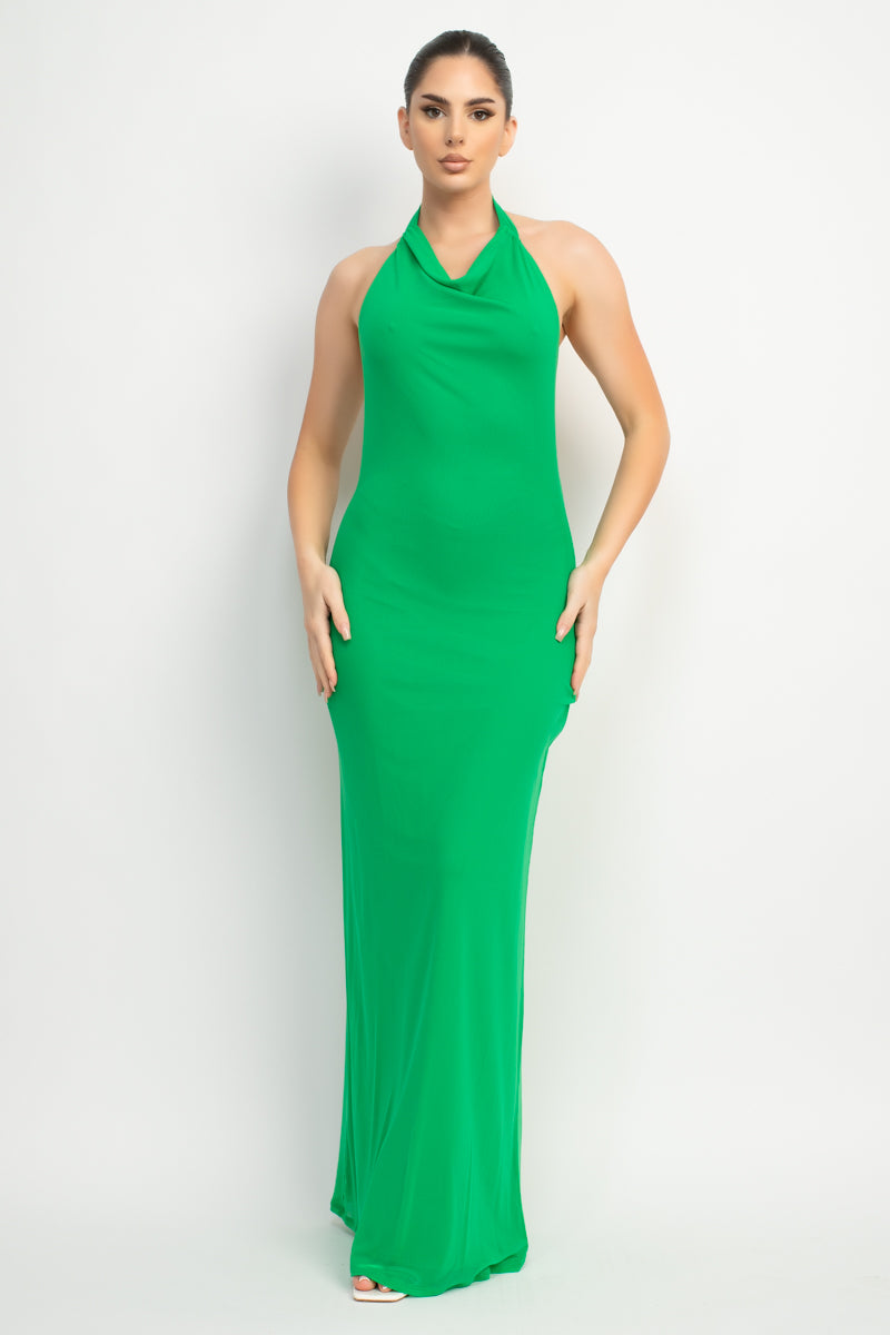 Green Mesh Halter Maxi - Small Green Mesh Halter Maxi - Small