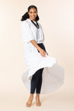 White High Low Top-Plus