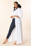 White High Low Top-Plus