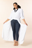 White High Low Top-Plus