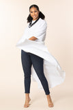 White High Low Top-Plus