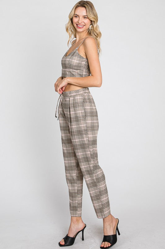 Plus Plaid 3 Piece Suit