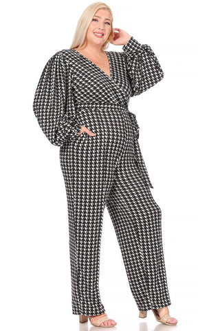Houndstooth Jumpsuit