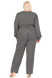 Houndstooth Jumpsuit