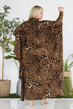 Leopard Batwing Dress - Plus