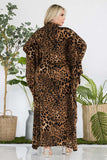 Leopard Batwing Dress - Plus