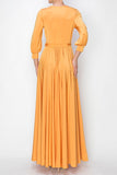 Mango Yellow Full Maxi Dress