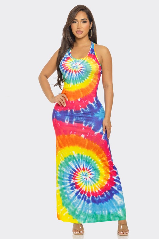 Tie Dye Racerback Dress