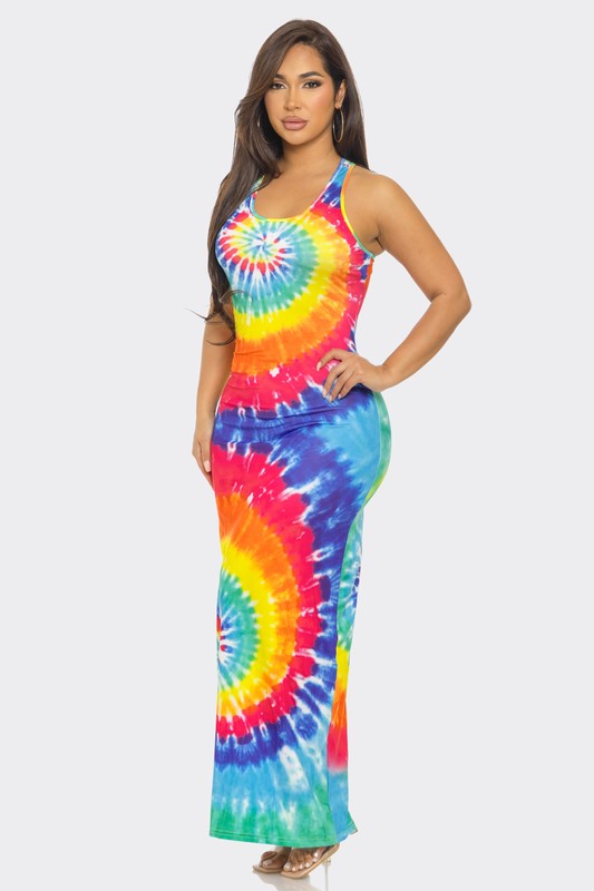 Tie Dye Racerback Dress