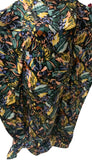 Multi-Colored Batwing Dress - Plus