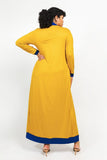 Blue & Gold Duster -Plus