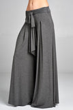 Gray Palazzo Pants- Plus