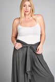 Gray Palazzo Pants- Plus