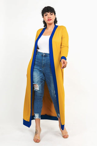 Blue & Gold Duster -Plus