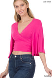 Shop For You Multi-Pink Tie Dye Harem & Fuchsia Shrug/Cardigan Set