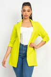 Neon Yellow Pant Suit