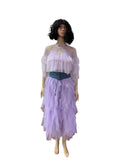 Lavender Layered Sheer Top