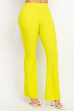 Neon Yellow Pant Suit