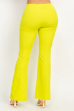 Neon Yellow Pant Suit