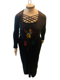Juneteenth Shop For You Black Harem Dress