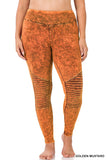Mineral Golden Mustard Wash Pants & Top Set - Plus