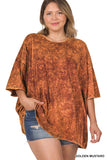 Mineral Golden Mustard Wash Pants & Top Set - Plus