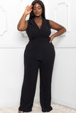 Purple or Black Jumpsuit - Plus Size