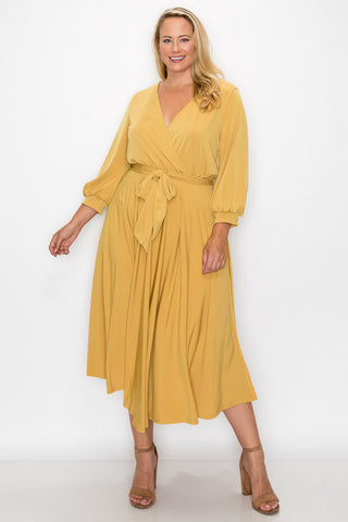 Mustard Swing Midi Maxi - Plus