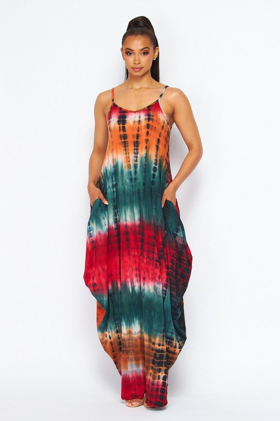 Tie Dye Maxi Dress
