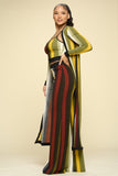 3 Piece Stripe Duster Set