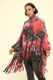 Fringe Tie Dye Top