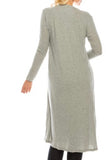 Gray Duster & Dress Set