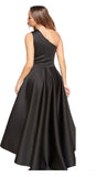 Black Jumpsuit With Detacahable Train