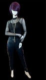 Black Fringe Pants