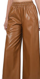 Carmel Faux Lather Pants Set